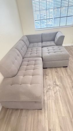 Grey sectional