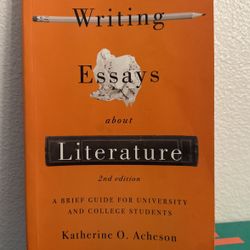 Writing Essays About Literature 