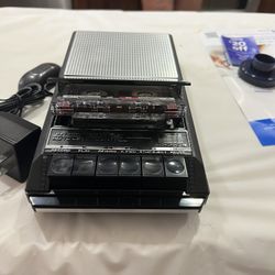 GE Retro Portable Cassette Recorder 