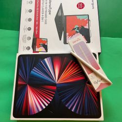 Apple iPad Pro 12.9” 5th Generation (2021 - M1 Chip) 2TB With Pen & Keyboard Case