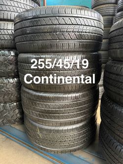 255/45/19 (4) Continental ProContact RX