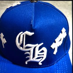 Blue chrome hearts