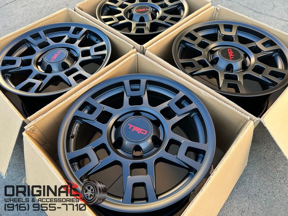 Trd Pro Riums NEW set of 4 Toyota Tacoma TRD PRO rims 4Runner Sequoia Tundra wheels ...