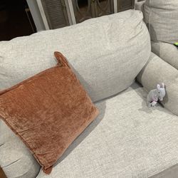 Sofa Set With Ottoman -$220