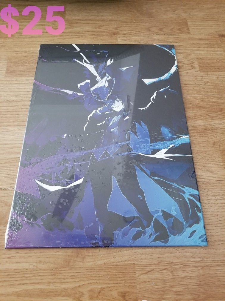 Persona 5 Displate Poster Unopened And Wrapped In Plastic