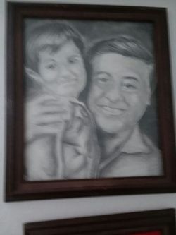 Cesar Chavez drawing and posters