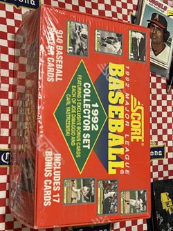 1992 Score Collector Set Baseball Cards Factory Sealed 