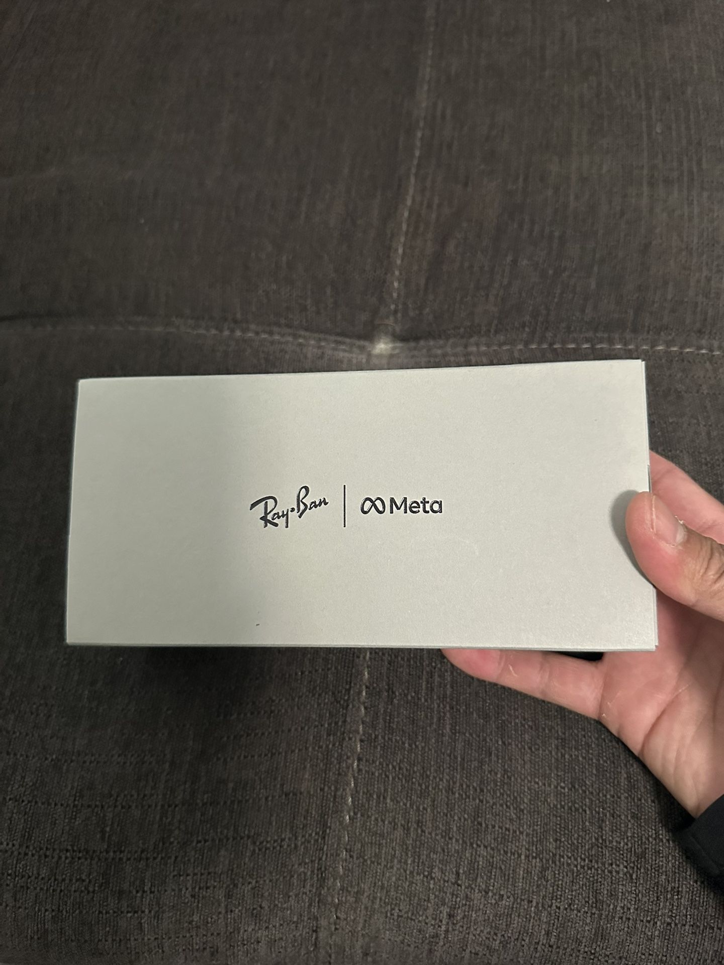 Sealed Refurbushed Ray-Ban Meta Rebel Black Frame Amber Lens