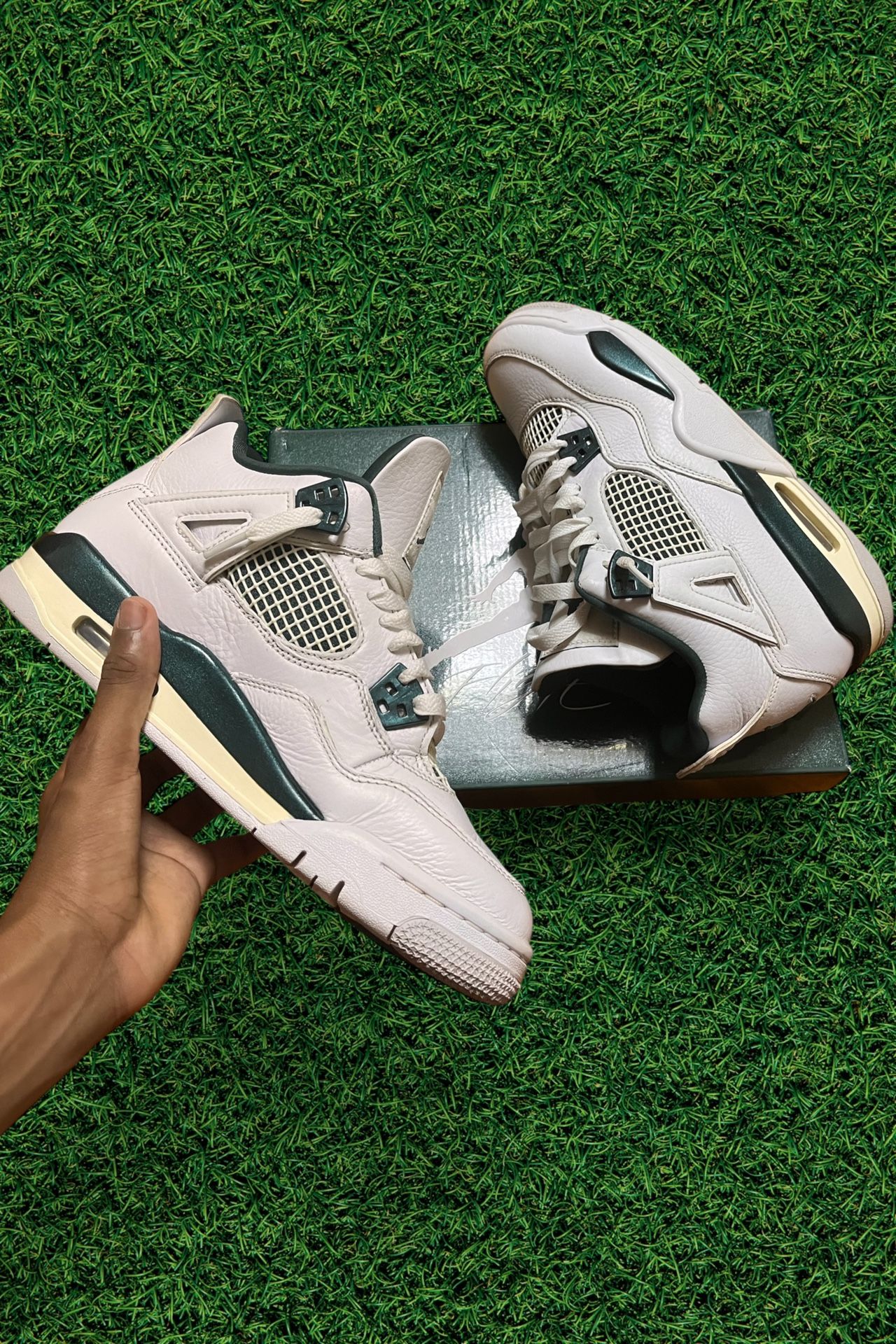 Jordan 4 Retro Oxidized Green
