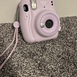 Purple Instax Polaroid Camera 