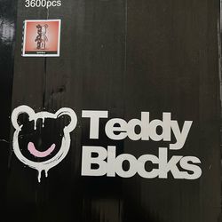 Teddy Blocks Splat Bear- NEW