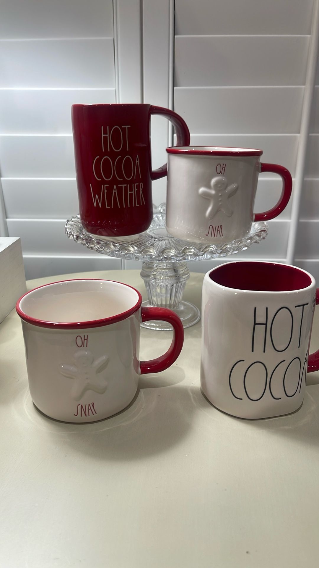 Gingerbread And Hot Cocoa Mugs 