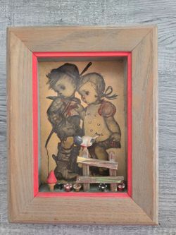 Vintage 3D Shadow Box Art by Emil Fink Verlag