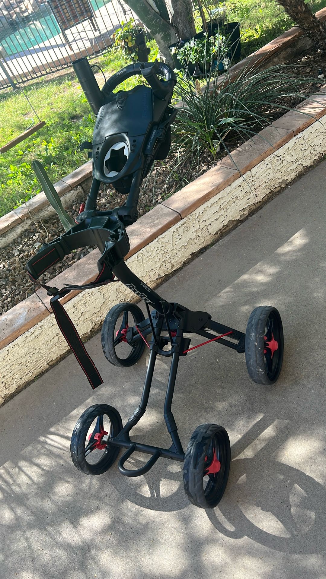 Bag Boy Golf. Cart + Fan Attachment Msrp$299
