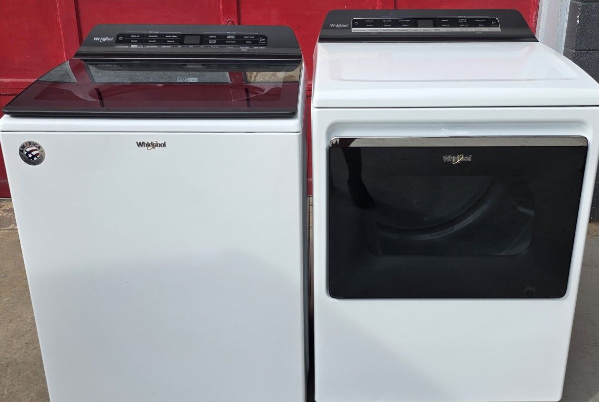 Whirlpool Washer & Dryer 
(Both Work Great)
Comes w/ Warranty 
Delivery Available 