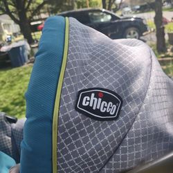 chicco Very Pretty turquoise And Gray Car Seat, KeyFit 30