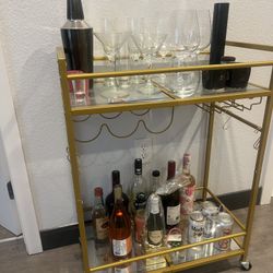 Gold Bar Cart