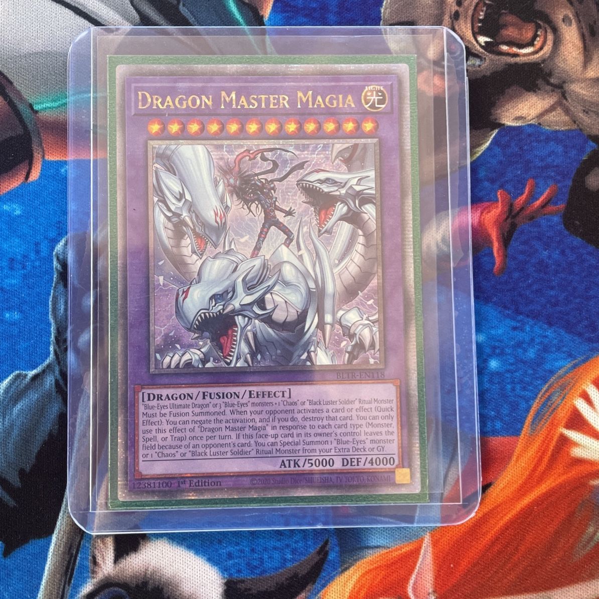 yugioh dragon master magia deck (Platinum Secret Rare) - RA04-EN055 - Platinum Secret Rare and if you do Summoning Dragon Master Magia with