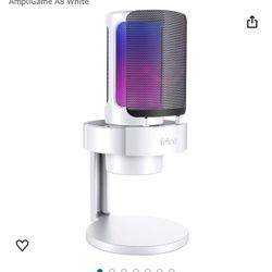 Fifine Ampligame A8 USB PC Microphone - White