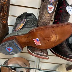 Botas vaqueras de piel original para hombre