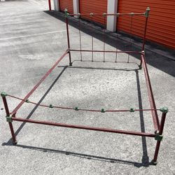 Full Size Antique Bed Bronze FREE Pick Up By Sunday! 