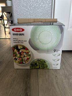 OXO good grips 9 piece nesting bowls and colanders Set 