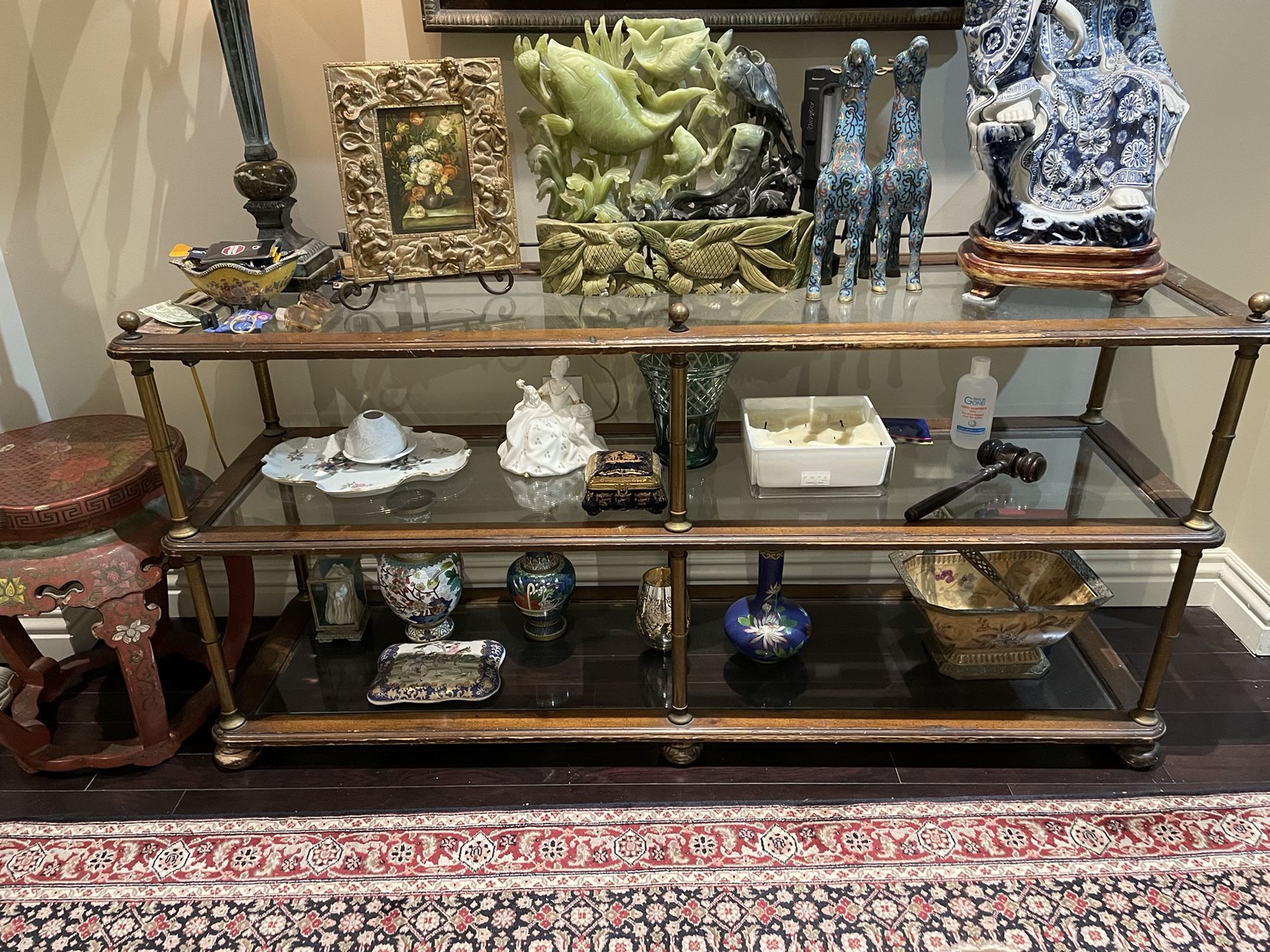 Console/sofa Table/display three Tier Table 