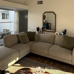 L Shape Sectional With Ottoman