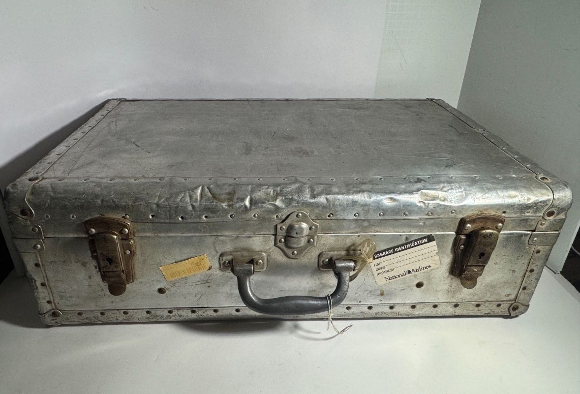 Vintage 1940s Industrial Aluminum Rivet Storage Case