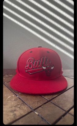 Chicago Bulls Snap Back Red Hat