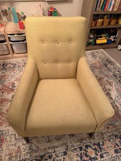 Cost Plus World Market, yellow armchair