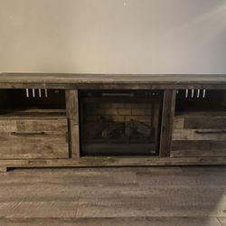Fireplace TV Stand