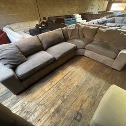 Grey Corner Modular Sectional Couch “WE DELIVER”