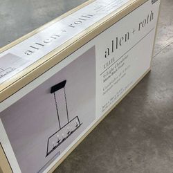 Allen + Roth 6 Light Chandelier Matte Black