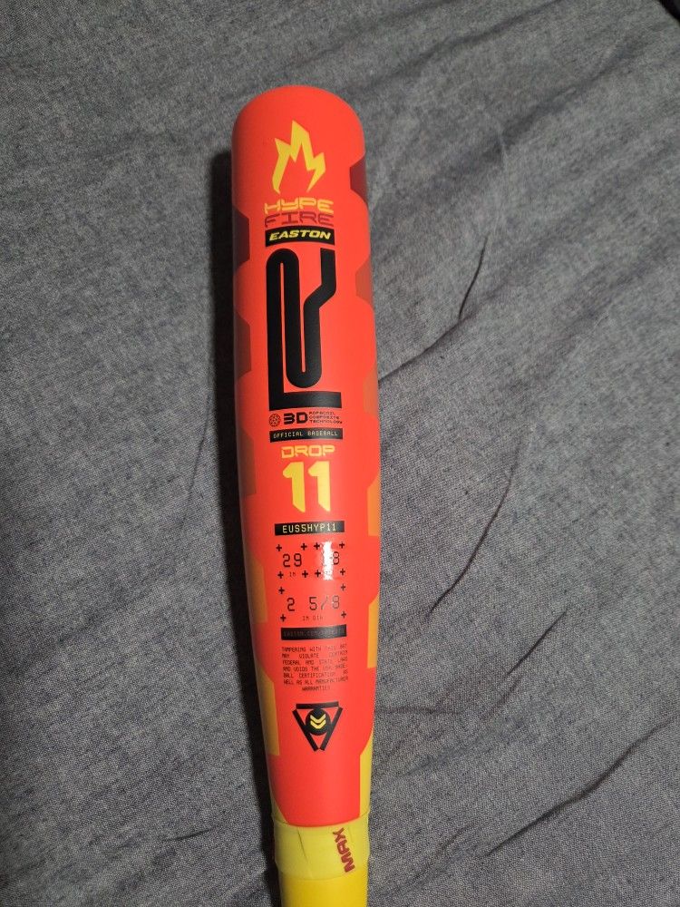 Hype Fire Baseball Bat.