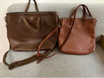 Madewell leather cross body bags