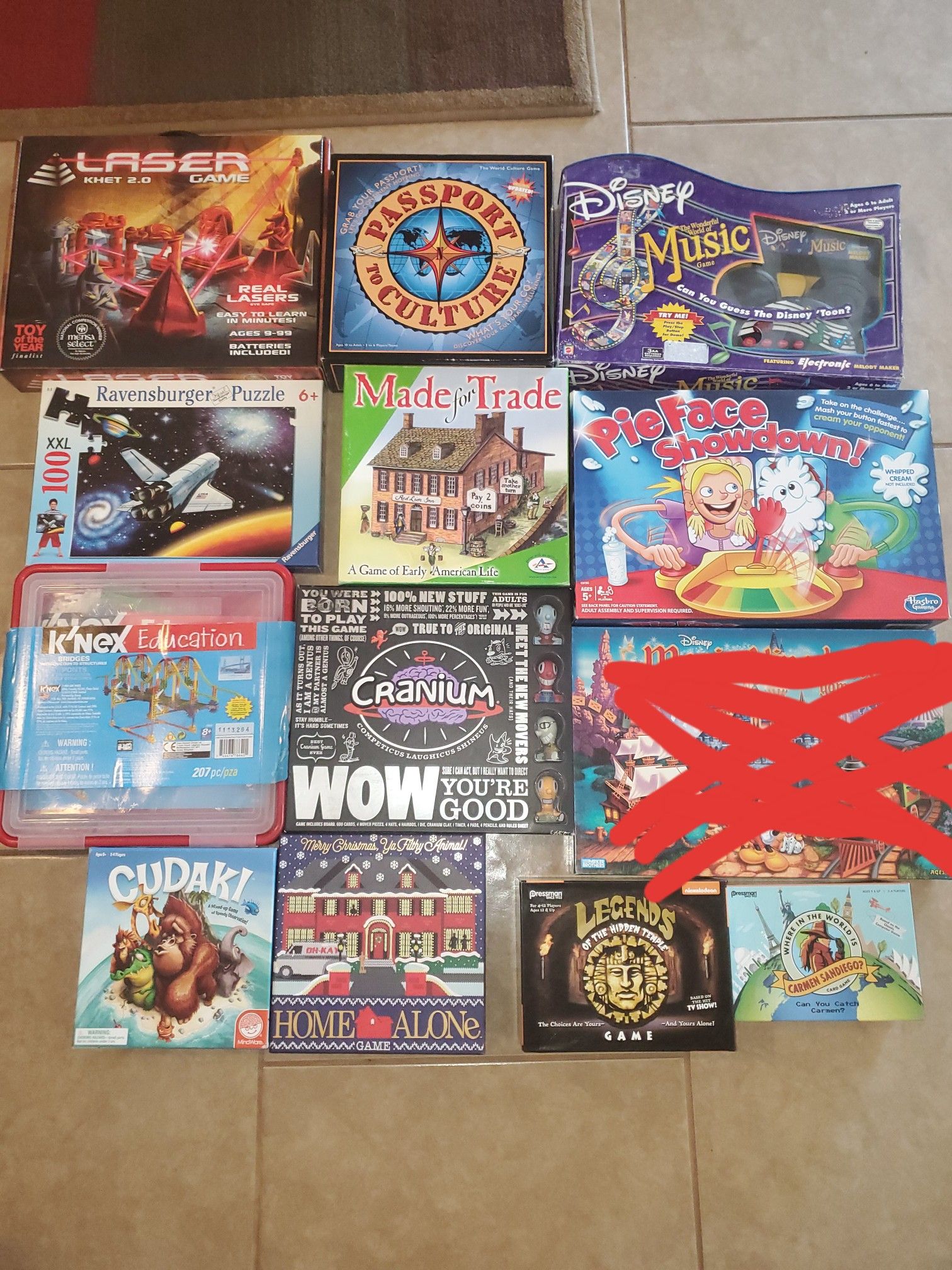 Kids board games puzzles knex disney educational family fun