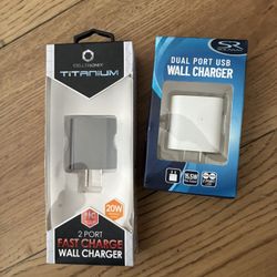 🔌 FAST CHARGING WALL CHARGERS – USB (SELL SEPARATELY OR BUNDLE)