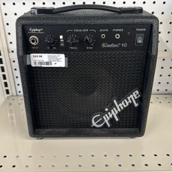 EPIPHONE ELECTAR 10 GUITAR AMP + ORIGINAL CABLES