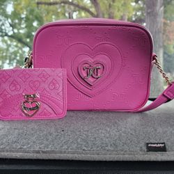 Pink Wallet And Purse Juicy Couture 