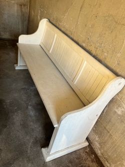 Wooden Church Pew Bench OBO