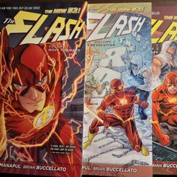 New 52 DC The Flash TPB Vol 1 , 2 & 3