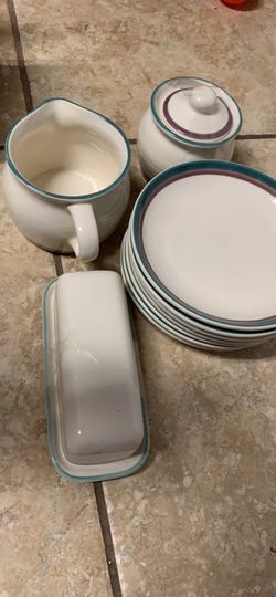 PFALTZGRAFE Aura pink bread plates . New