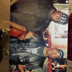 Tupac And Biggie Canvas 18”x12” ***open To All Offers***