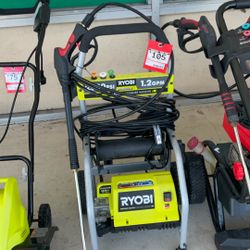 Electric Pressure Washer RYOBI 2000 Psi 1.2 Gps