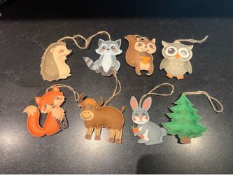 Fabric Hanging Woodland Creatures