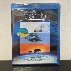 Disney Nature Earth Blu Ray DVD Movie NEW Documentary James Earl Jones 2009
