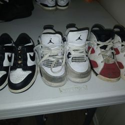 Lot Of 3, Size 10C Nike Air Jordan Sneakers