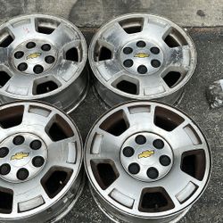 Chevy Silverado or Tahoe 17 inch aluminum 6 on 5.5 inches-