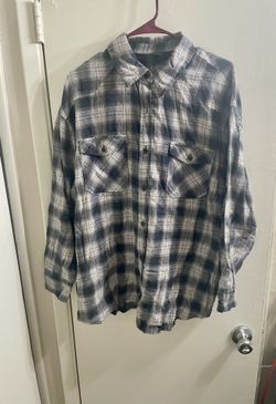 NWT Wild Fable Women’s XL Oversized Flannel Plaid Button Down Shirt - Casual